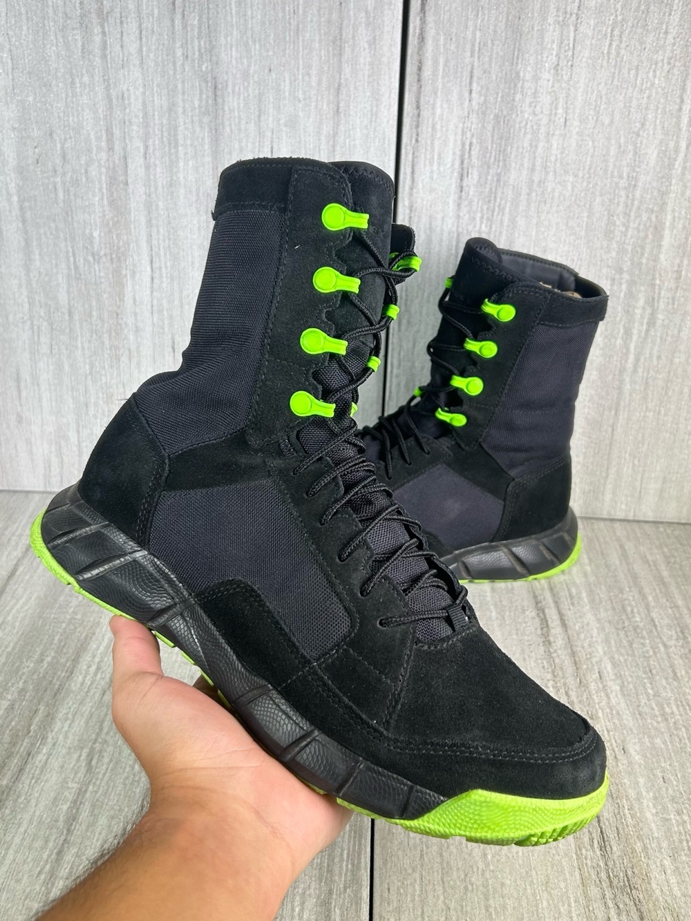Oakley Coyote Light Assault 2 Black Green Combat Tactical Boot Mens Size 8.5